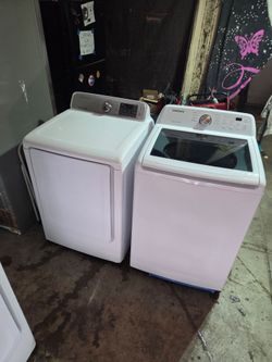 Samsung Washer And Electric Dryer Large Capacity