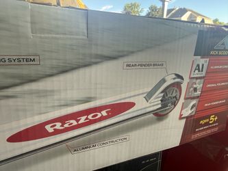 New in box red razor