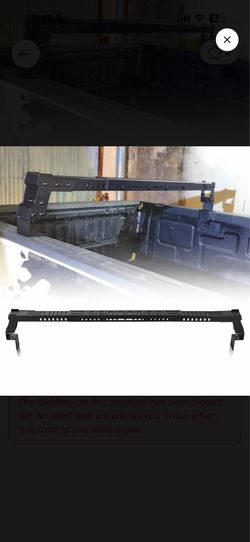 Universal truck bed cross bar rack
