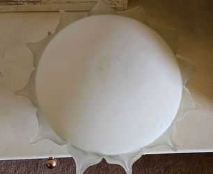Sunshine frosted light fixture