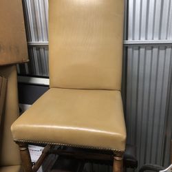 Rose Tarlow Melrose House  Leather Dining Chairs 8/$4500