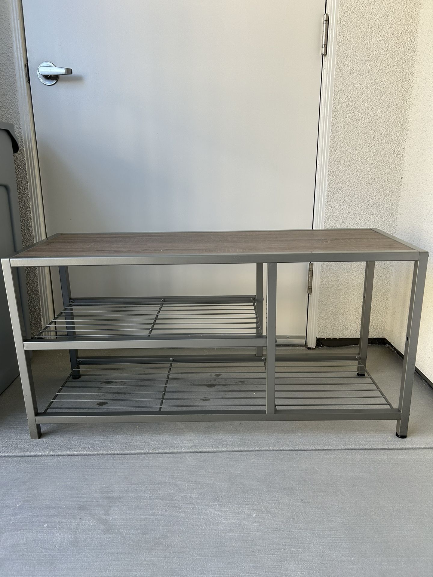 TRINITY, Shoe Rack With Boot Storage, 36"W x 13.2"D x 18"H