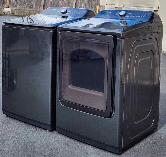 Samsung XL Capacity 5.0 cuft Washer And 7.4cuft Electric Dryer. Works Perfect. 30 days warranty. See more on my page.