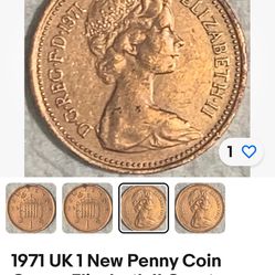 1971 UK 1 New Penny