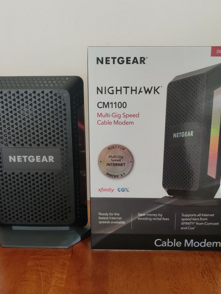 Price Drop!! Like New Netgear Nighthawk CM1100 Cable Modem