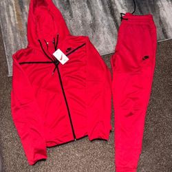 Red Men Nike Sweatsuit Size 2x 