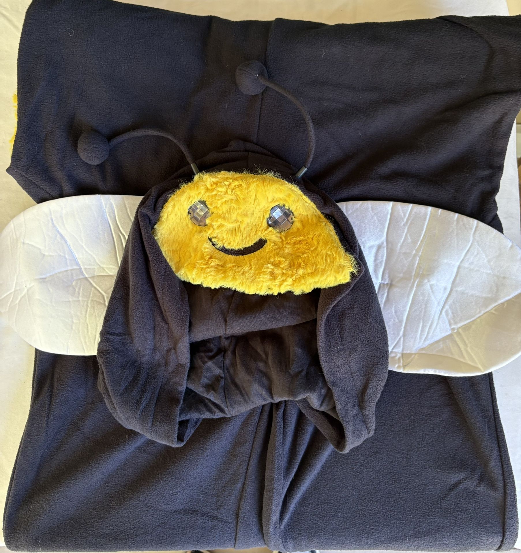 Halloween - NEW - One-Piece-Bee Yellow Bumble - Children - Size 12/16 Years Old