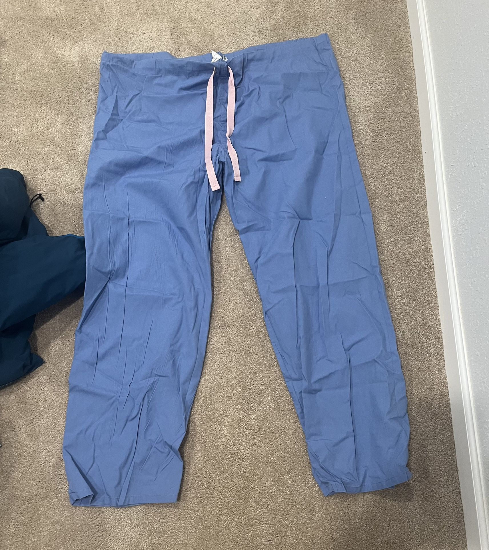 American Dawn XL Blue Scrubs Bottom Pants 