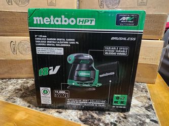 Metabo HPT 18v Brushless Random orbital Sander Dust Management (New)