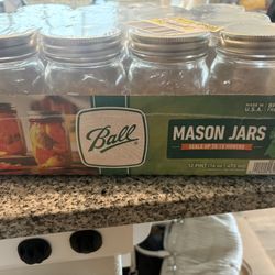 Ball 16 Oz Mason Jars (New)