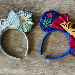 Frozen Elsa & Anna ears 2 x$30 or each $20