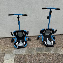 Two- EZYROLLER DRIFTER X BLUE In Very Good Condition