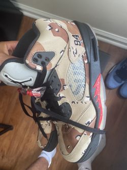 Jordan 5 Retro Supreme Desert Camo