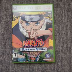 Xbox 360 naruto rise of a ninja cib