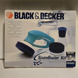 Black & Decker ScumBuster Cordless Wet Scrubber Kit