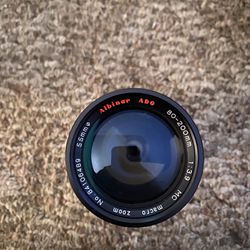 ALBINAR ADG 80-200 MM 1:3.9 Macro Camera Lens W Case