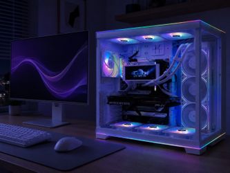 🔥Gaming PC Custom Built🕹️RGB White Glass Case | Intel i9-13900K + RTX 5070 12GB💥16GB RAM | 1TB SSD | Windows 11 Pro | 1 Year Warranty✅$0 Down Finan