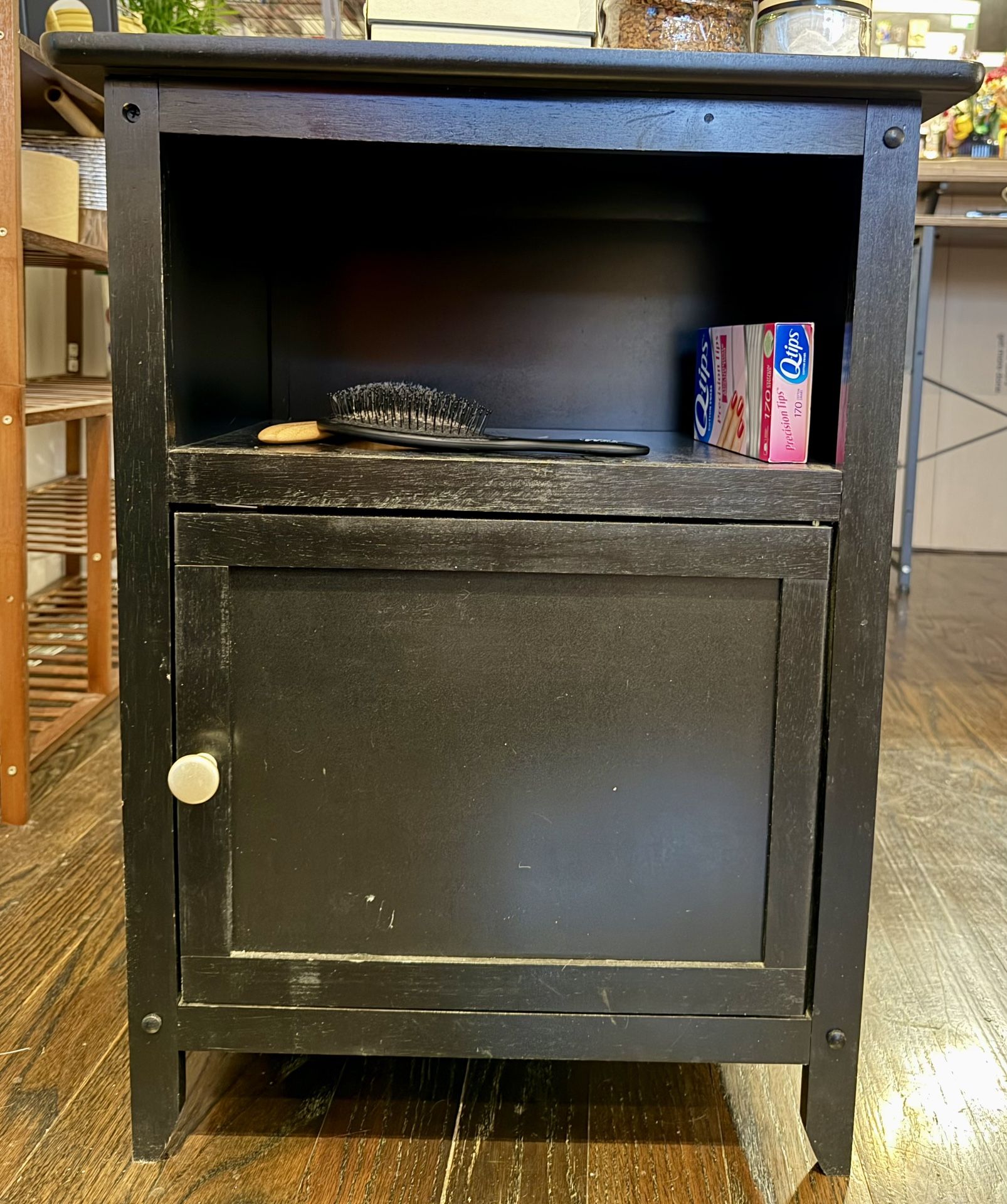 MOVE OUT SALE: Wood Storage Shelf with Cabinet