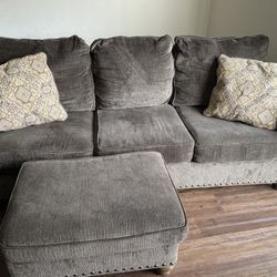 Couch, Loveseat, Chair, Ottoman set 