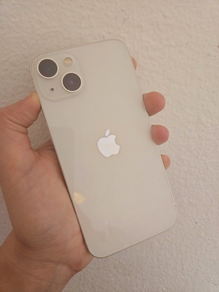 White iPhone 13 128Gb Unlocked 100% Battery