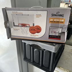 Spalding 180 Arena Slam Over-The-Door Basketball Hoop In Box Brand New