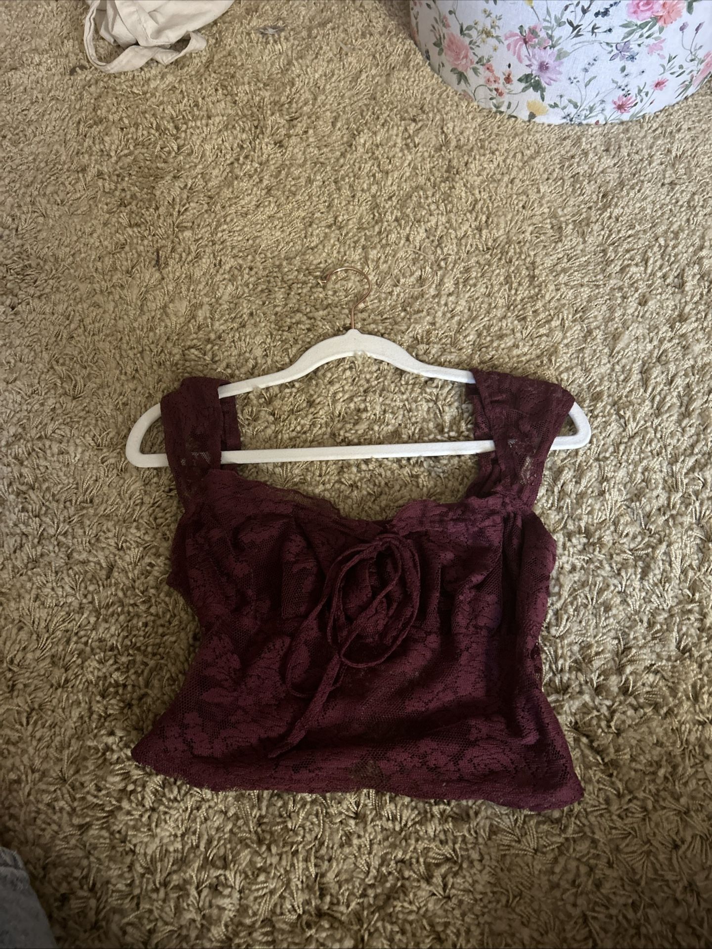 Small red women’s tank top