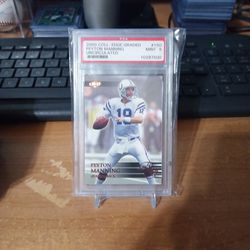 Peyton Manning Graded Card/Mint 9