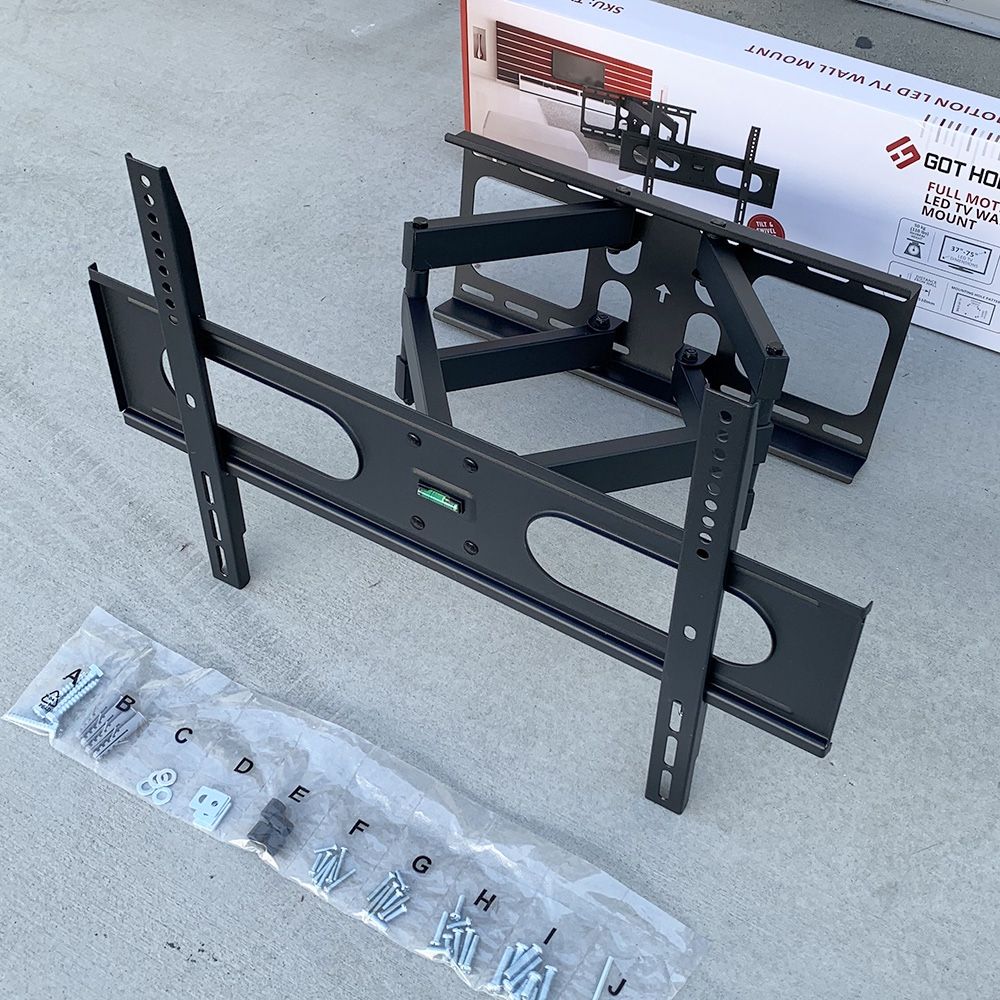 New $45 Swivel TV Wall Mount for 37-75” TVs Full Motion and Tilt Bracket VESA 600x400mm, Max 110lbs