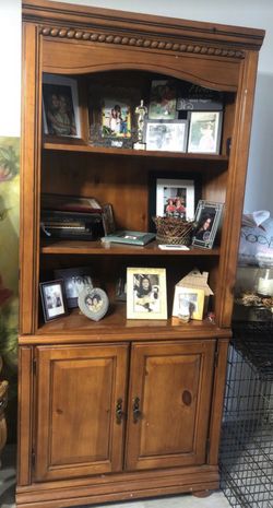 Shelving Console (REAL WOOD)