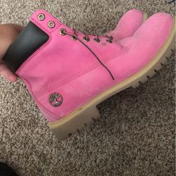 Breast Cancer Awareness Timberland Boots