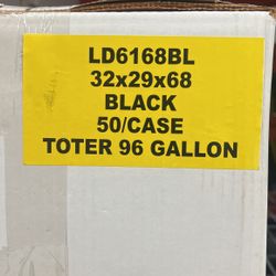 95gl Black Trash Can Liner Bags
