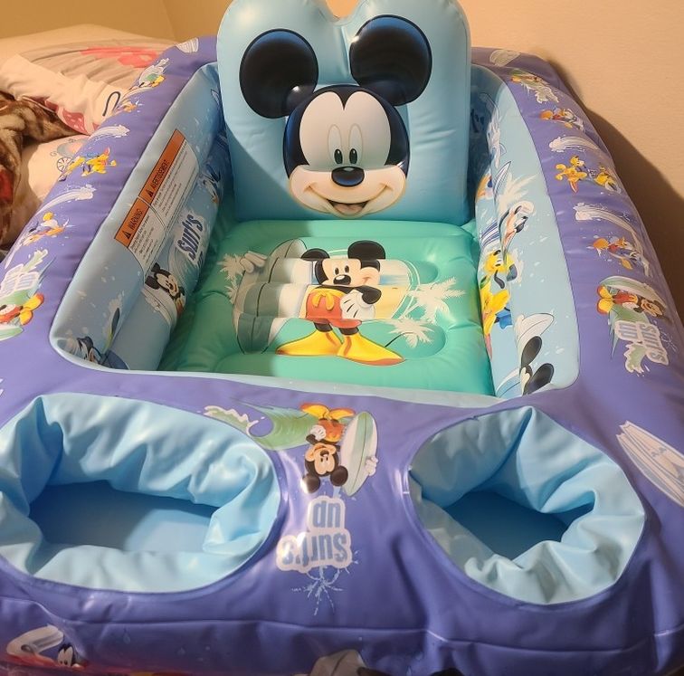 Mickey Mouse Toddler Bath Tub Blow Up