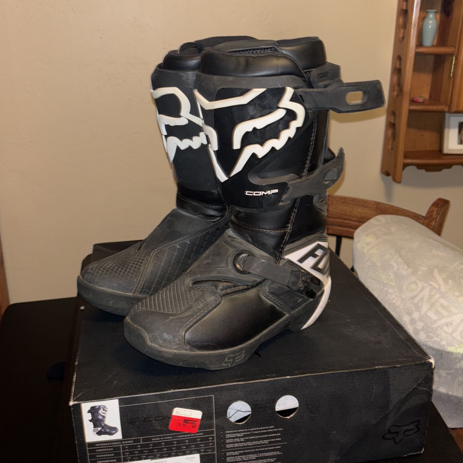 Dirt bike Boots Fox Youth Size 6
