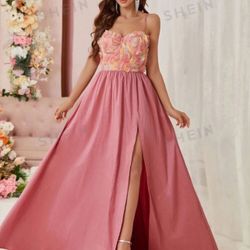 Baby Shower Pink Dress One Size Can Be Adjusted 