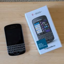RARE BlackBerry Q10 - Working Professional Phone - T-Mobile