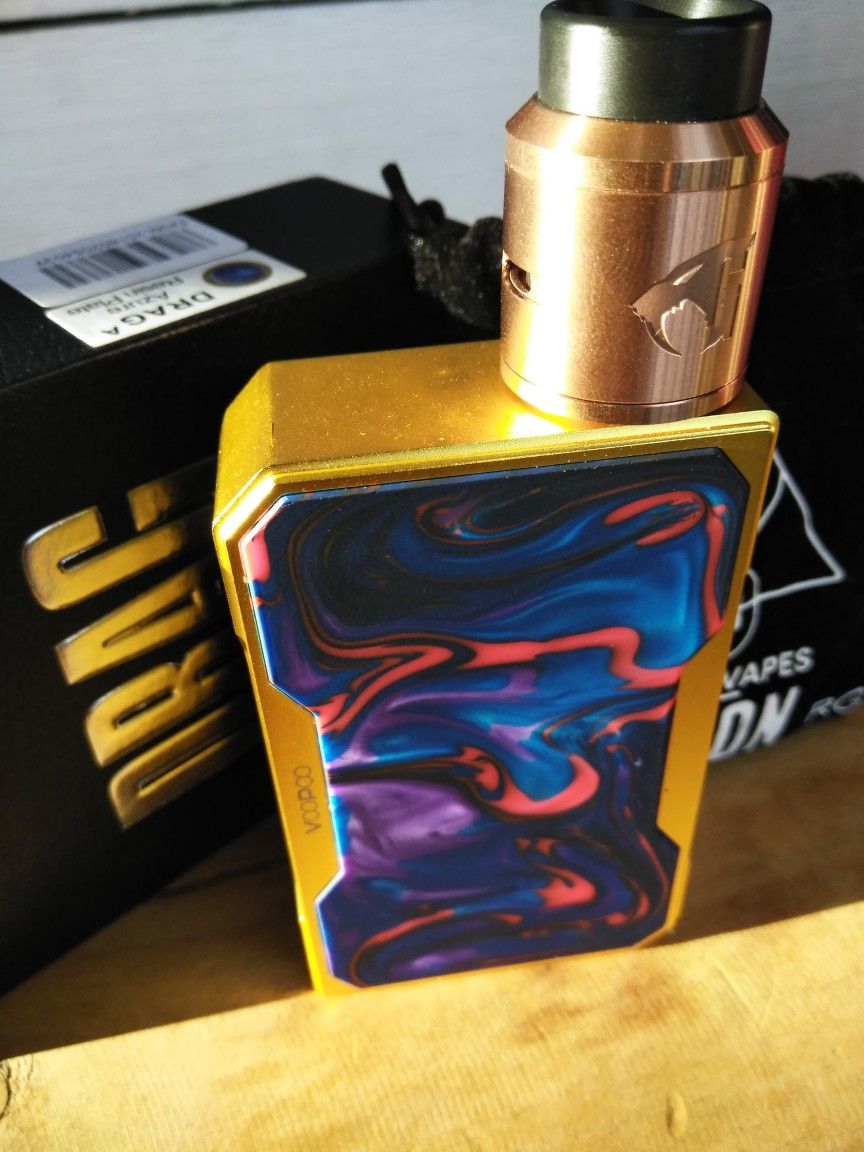 Voopoo Drag Gold Azure & Goon RDA Kit