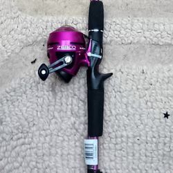BRAND NEW Zebco 202 fishing Spin Cast Rod And Reel Combo
