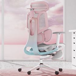 HBADA E3 Pro Ergonomic Office Chair – 3-Zone Lumbar Support, Pink