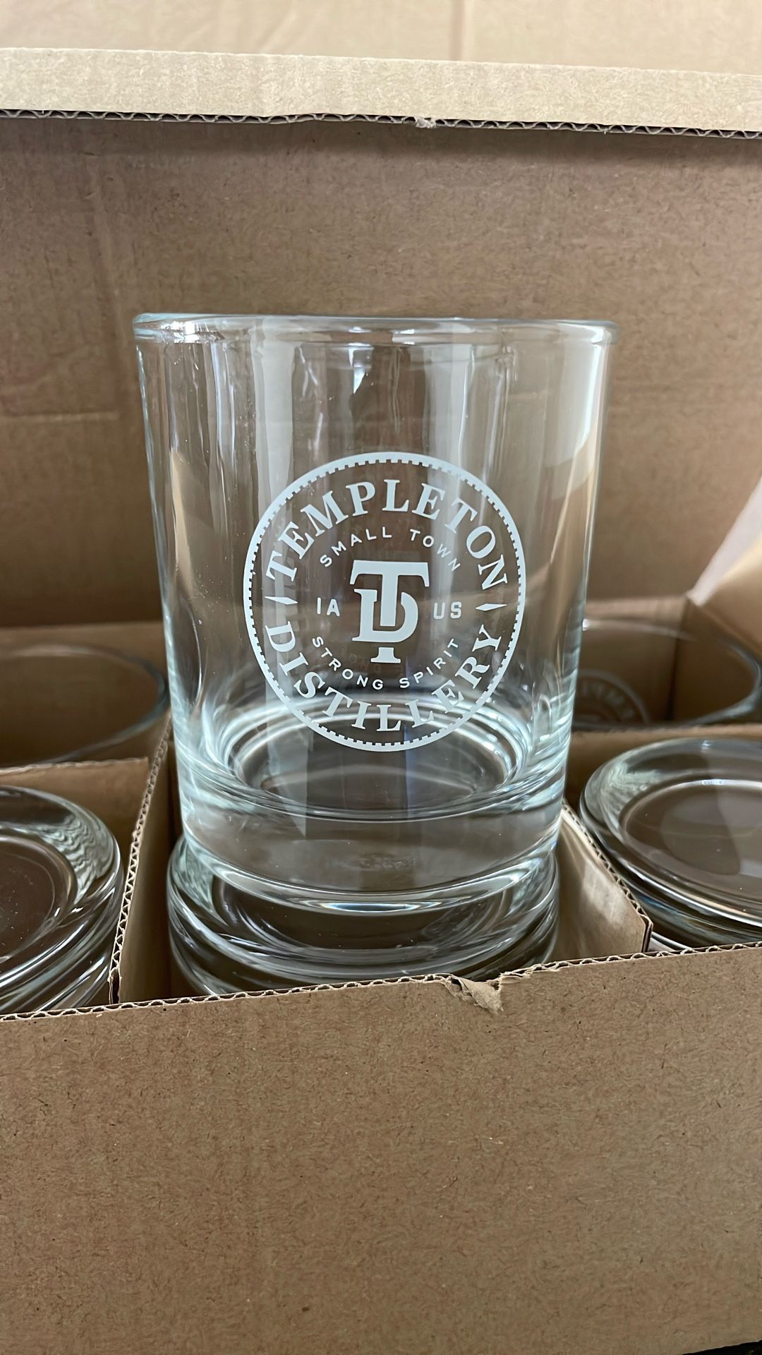 Templeton Rye Whiskey Glasses