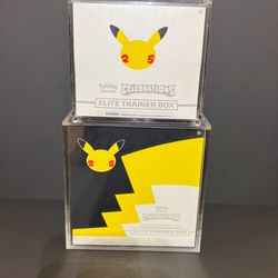 Pokemon Center 25th Anniversary Acrylic Case