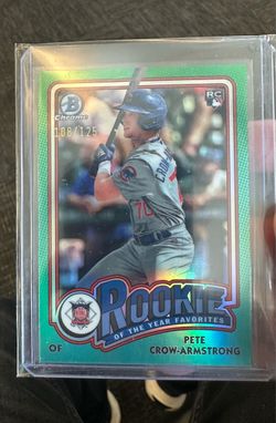 Pete Crow-Armstrong Bowman Chrome RC Green Refractor /125(pick up only )