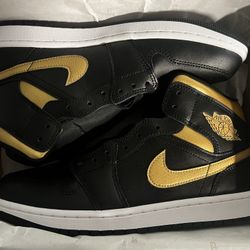 Air Jordan’s Black/Metallic Gold