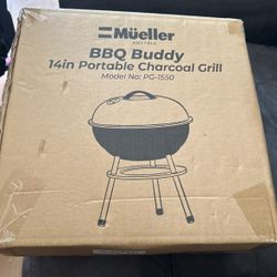 Mueller Bbq Buddy 14 In Portable Charcoal Grill 