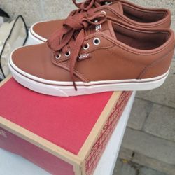 Vans Leather Brown