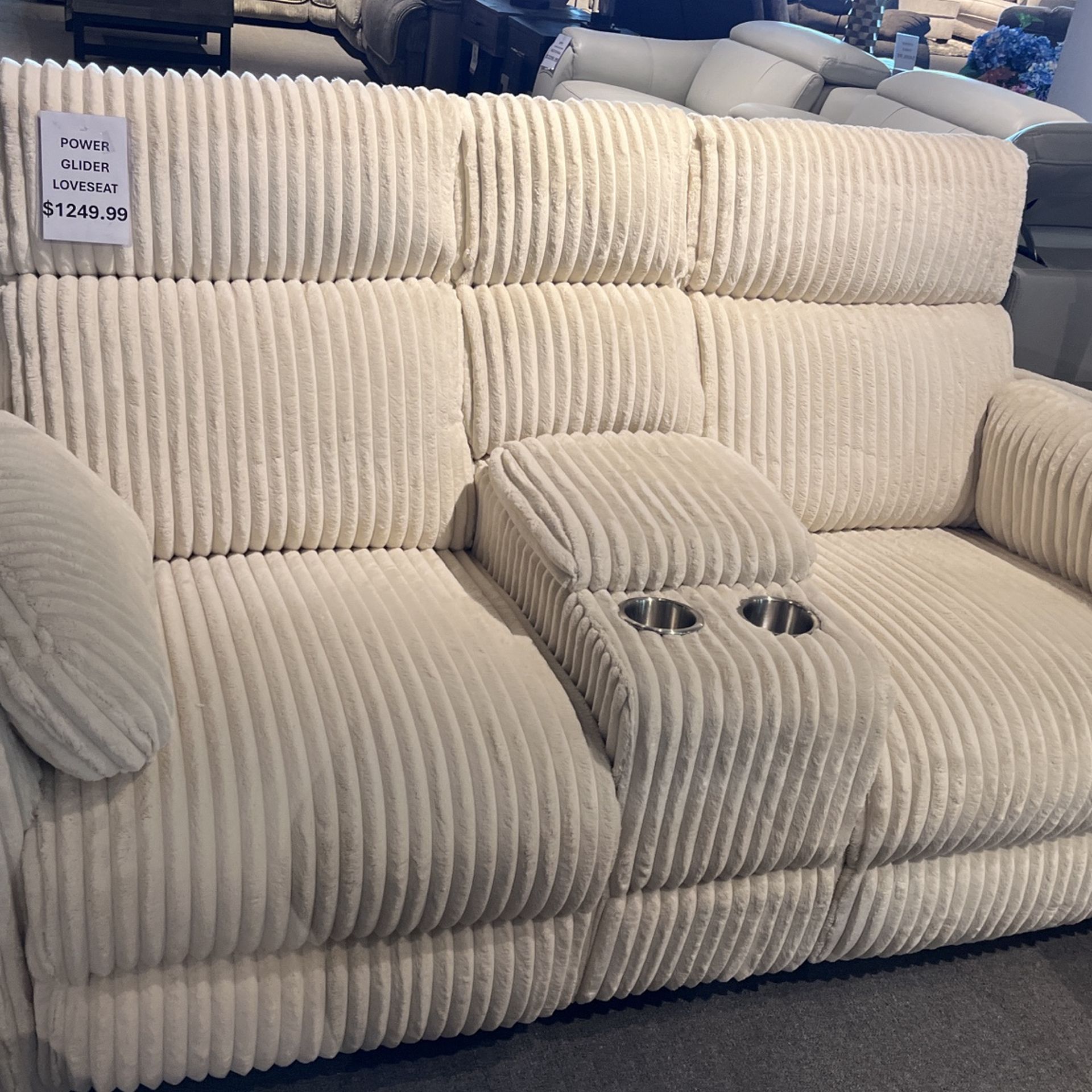 Power, Reclining Sofa And Loveseat