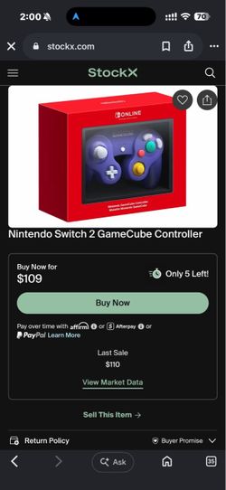 Nintendo Switch 2 GameCube Controller