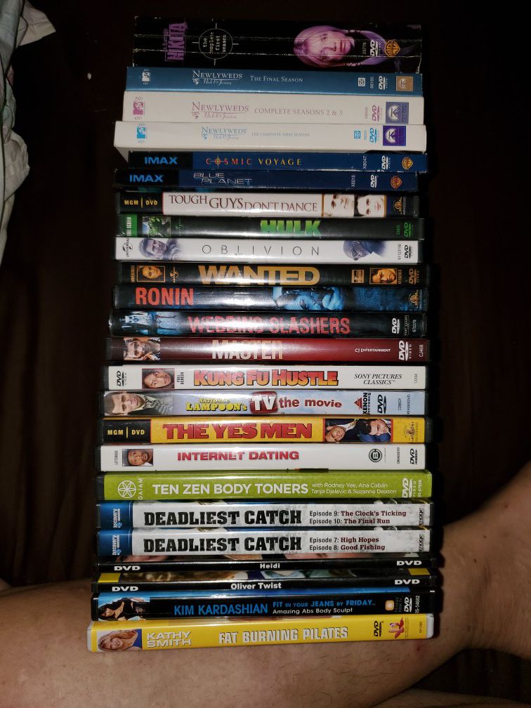 24 dvds for $15