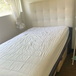 Twin Bed Frame & Headboard - will throw in mattress free 