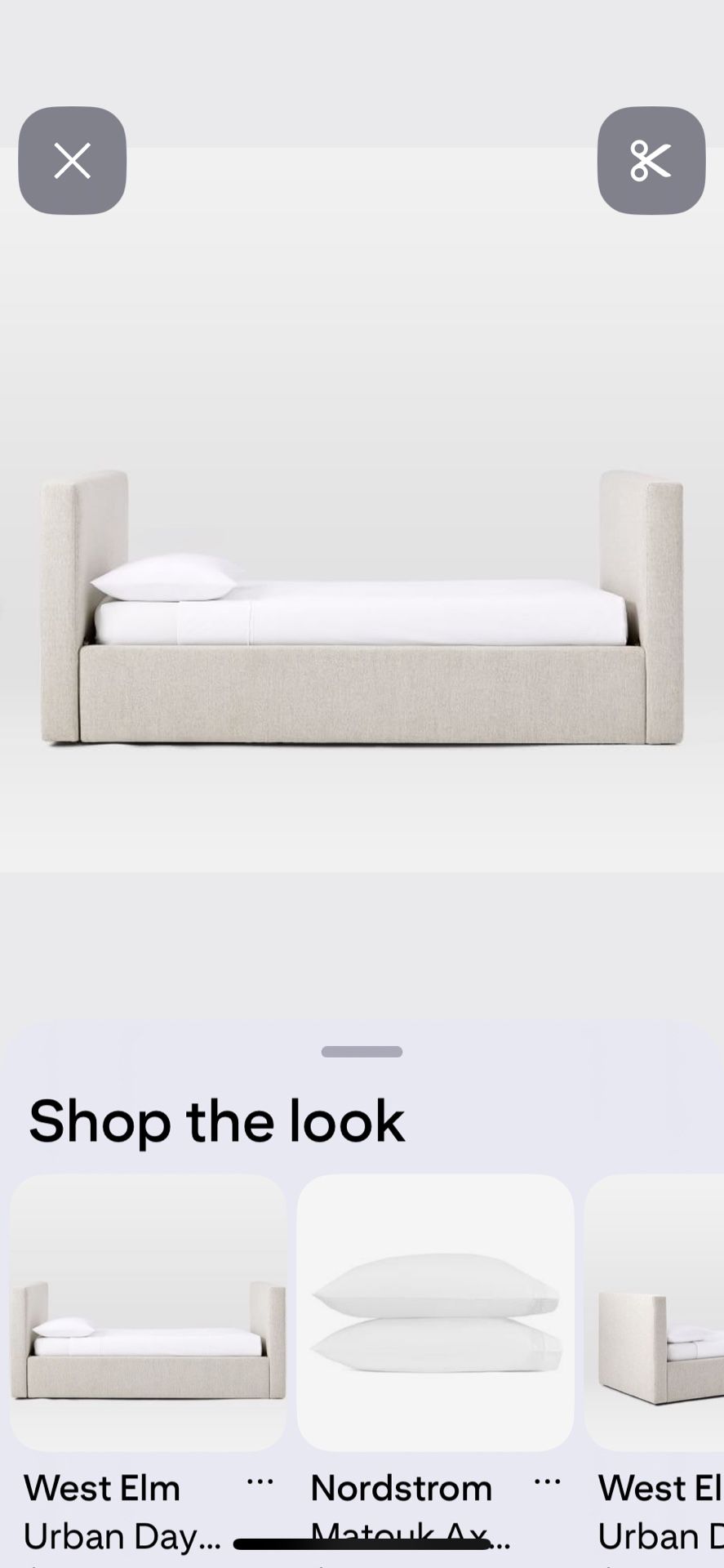 West Elm Daybed With Trundle And 2 Mattresses