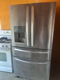 🍉Whirlpool French Door Refrigerator. Delivery available for small fee 🛻